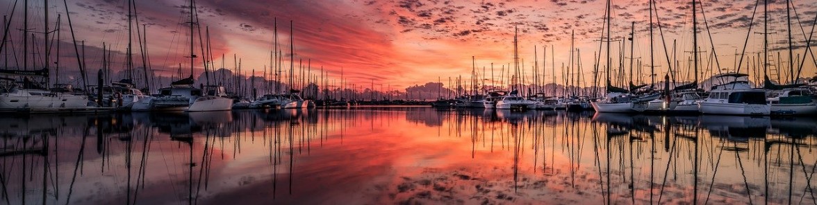 Sonnenuntergang Hafen